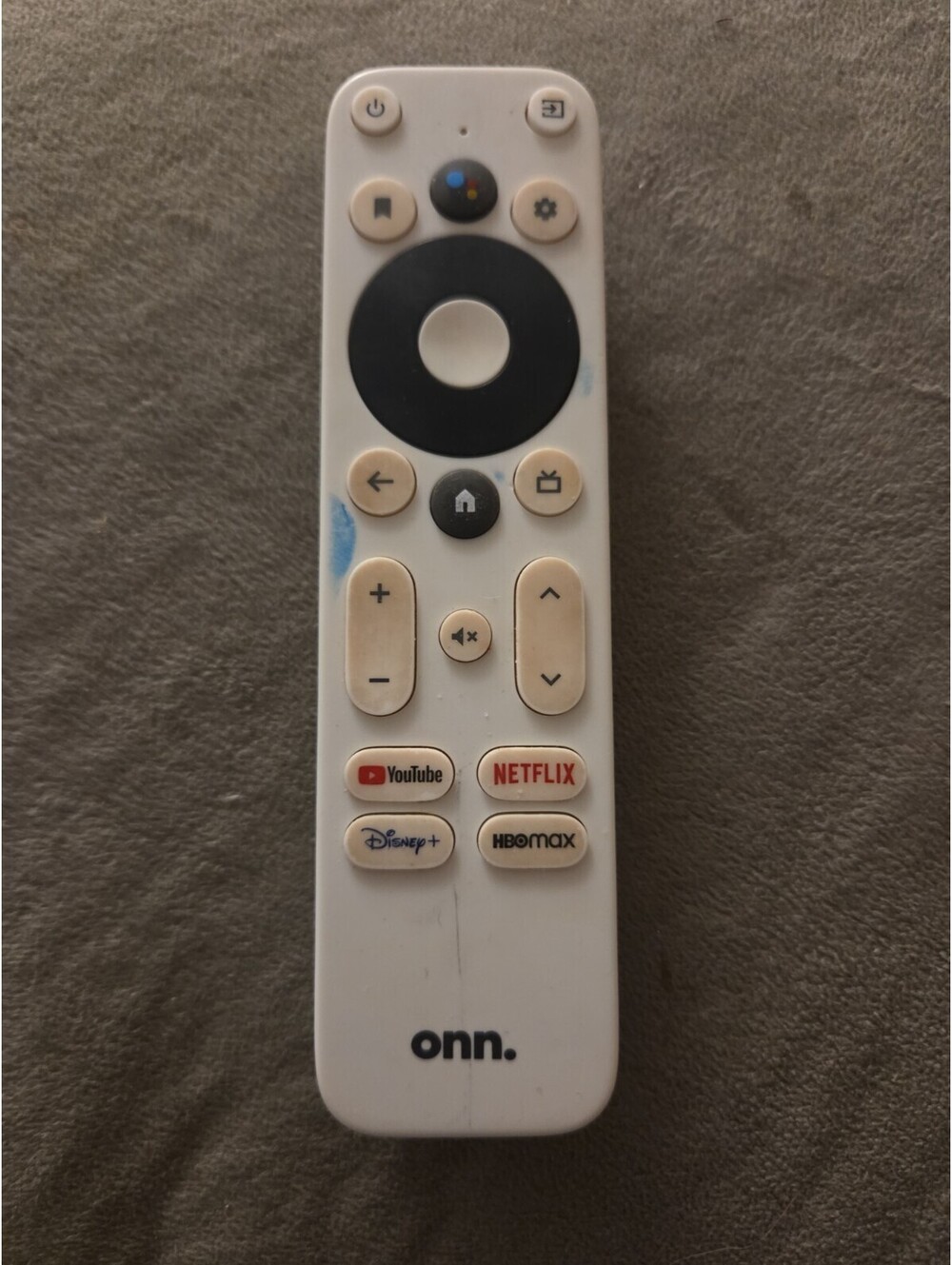 onn Google TV Remote Control OEM YouTube Netflix Disney Paramount